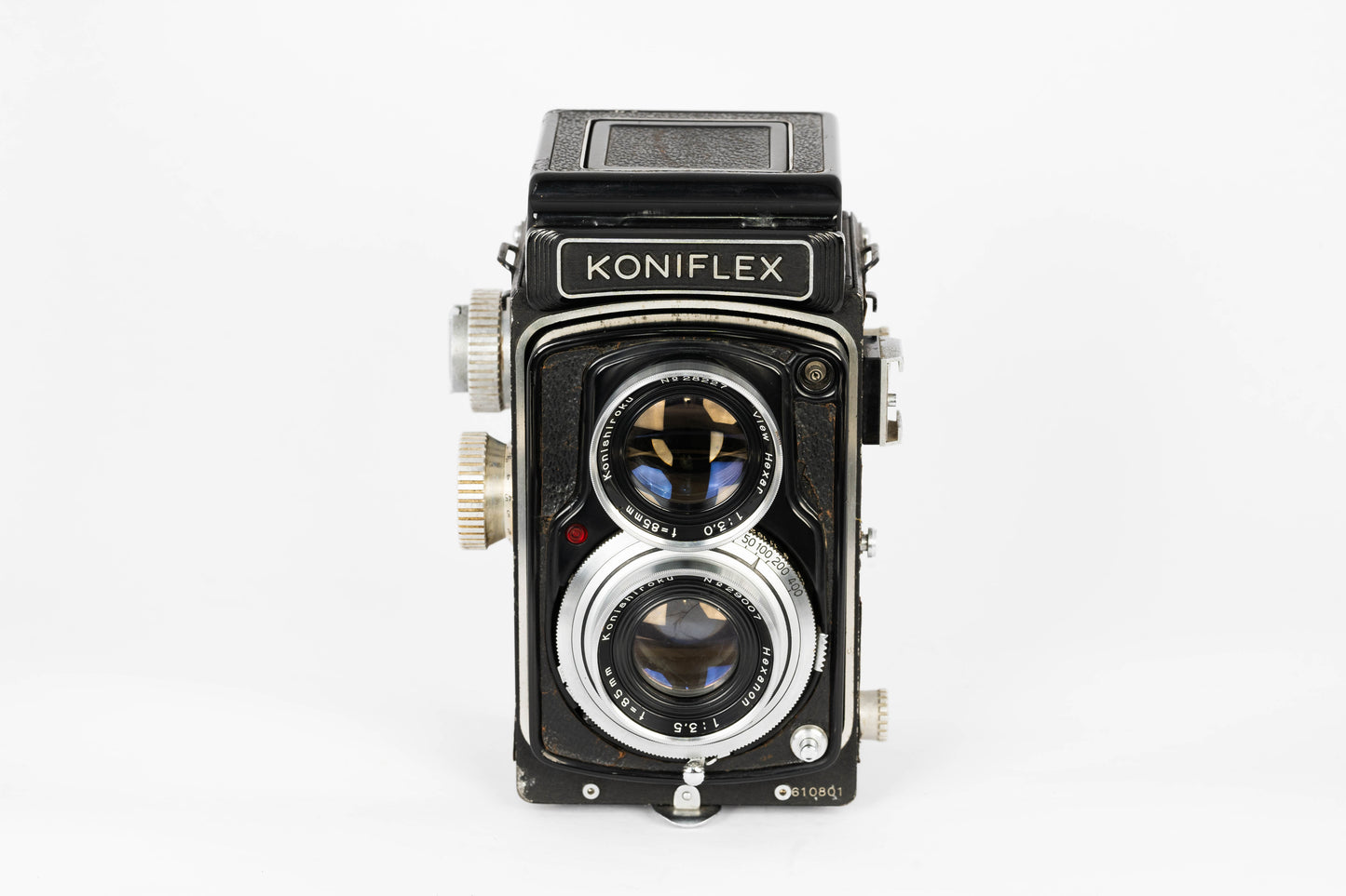 Koniflex Hexanon TLR Film Cameran 6x6 85mm F/3.5 Twin Lens Camera