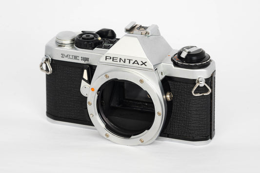 Pentax ME Super Silver 35mm SLR Film Camera Body