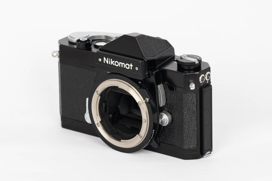 Nikon Nikomat FTn 35mm SLR Film Camera Black Body