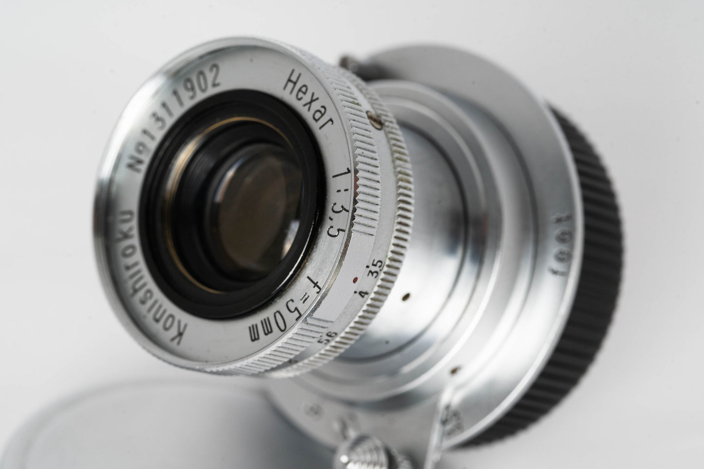 Konica Hexar Konishiroku 50mm f/3.5 Leica LTM/L39 RARE! Rangefinder Lens