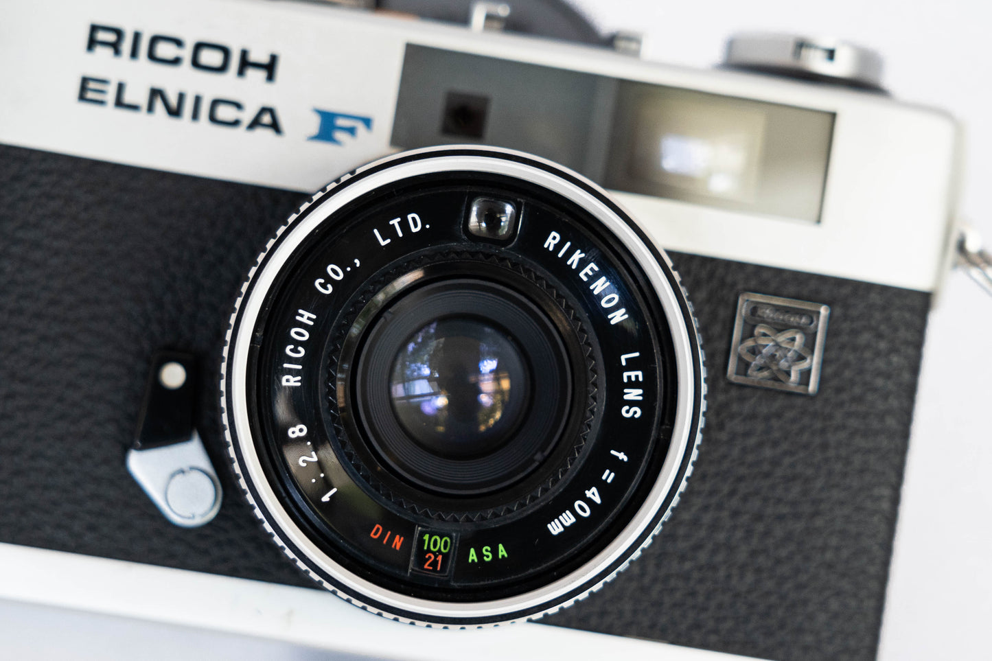 Ricoh Elnica F 35mm Film Rangefinder Camera Rikenon 40mm f2.8