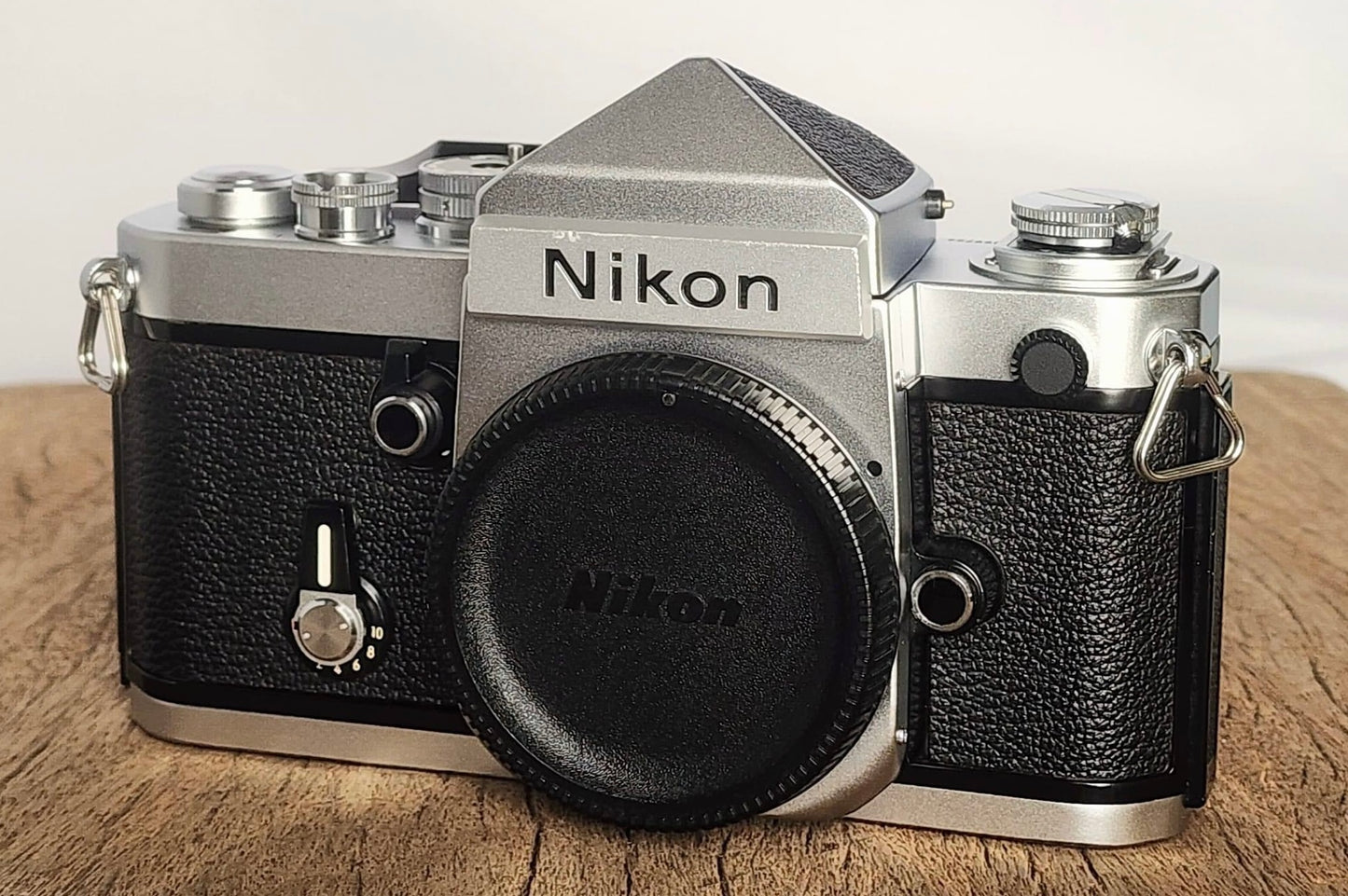 Nikon F2 Eye Level Silver 35mm SLR Film Camera Body
