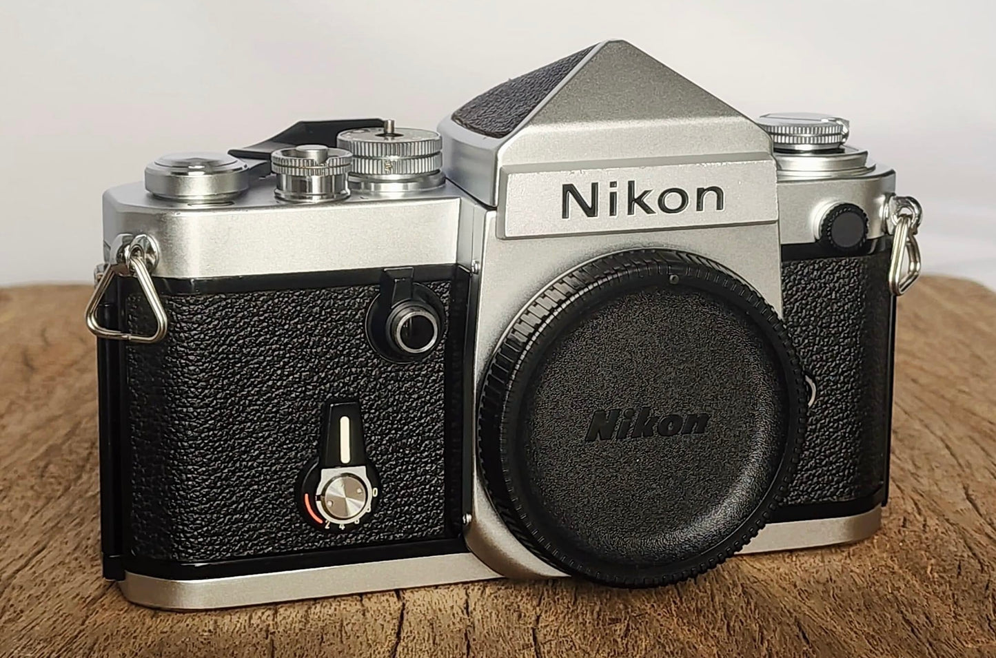 Nikon F2 Eye Level Silver 35mm SLR Film Camera Body